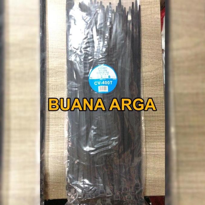 

Sale Kabel Ties Fort 400T 400 X 7.6Mm Cable Tie Panjang 40Cm Hitam / Putih