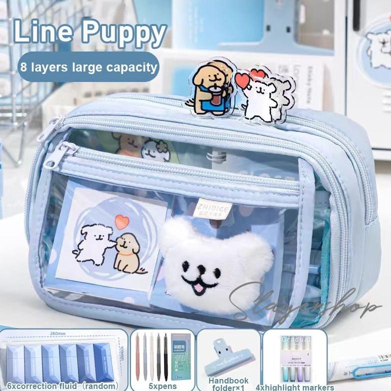 

KOTAK PENCIL ANAK / KOTAK PENSIL TRANSPARAN / PANSILCASE / TEMPAT PERALATAN ANAK