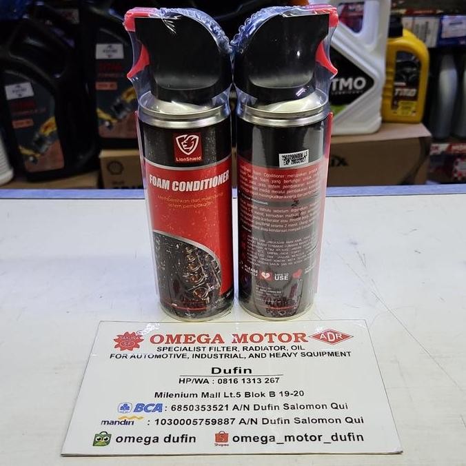 lionshield foam conditioner(isi foam/busa) 300ml original asli 100% PROMO