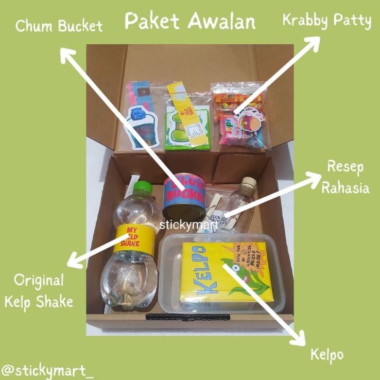 

Wdr-75 Paket Spongebob (Makanan Asli + Freebies) Wdr-75
