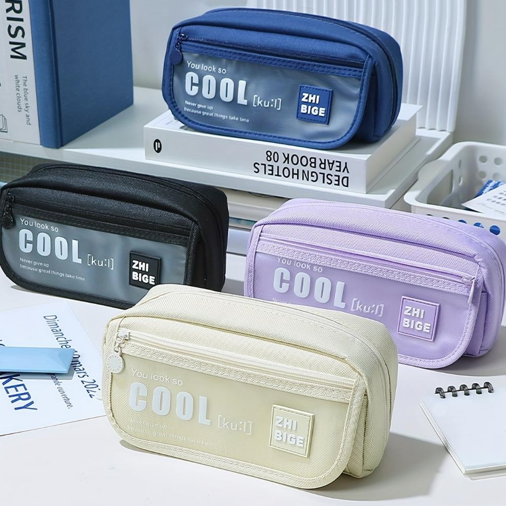 

Kotak Alat Tulis Kotak Pensil Kapasitas Besar Warna Macaron Tas Alat Tulis Penyimpanan Pensil Baru Kotak Pensil Kreatif Sederhana