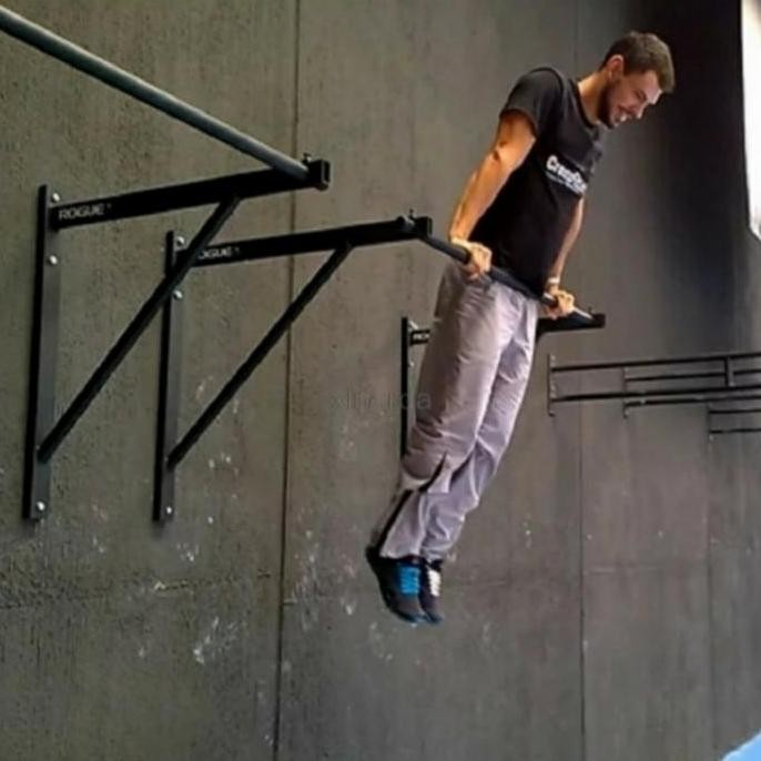 Alat Fitness Pull Up Bar Jumbo Max Beban 250 Muscle Chin Up Gym