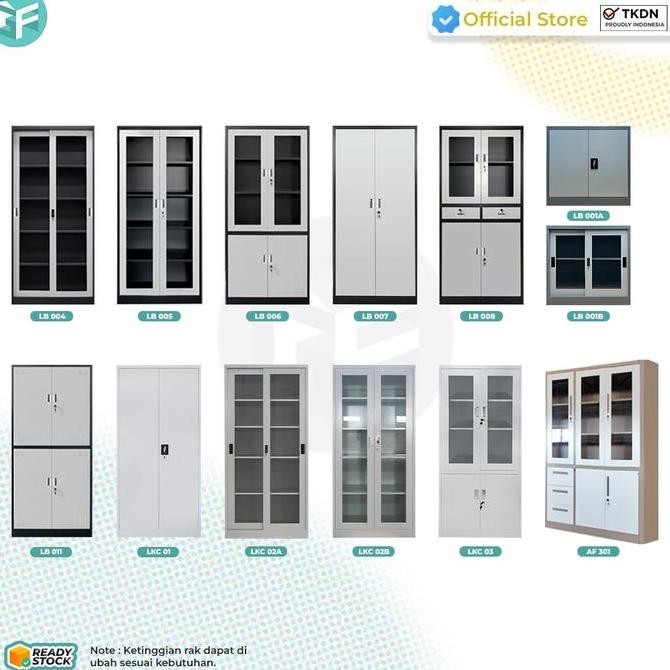 

Sale Lemari Besi Kantor / Lemari Arsip Kaca / Filling Cabinet Metal Kony Lkc (Ps)