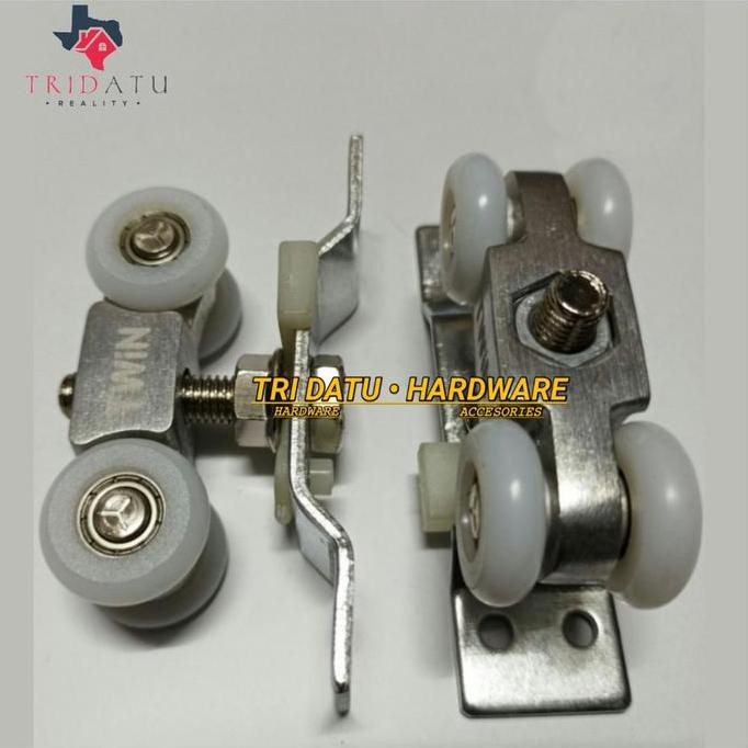 Roda Rel Pintu Geser Twin Original Roda Husky Premium Roda Sliding