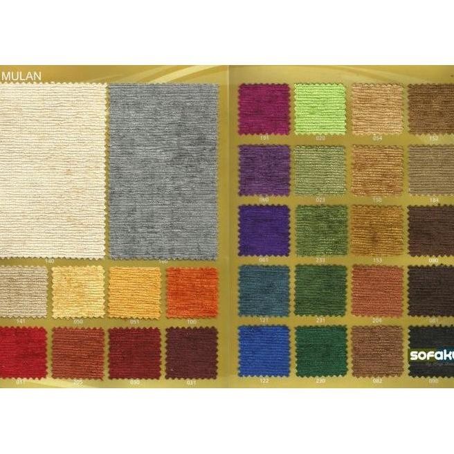 TERBARU ATEJA MULAN - CHENILLE KAIN SOFA FABRIC - KAIN JOK SOFA, KAIN TAS