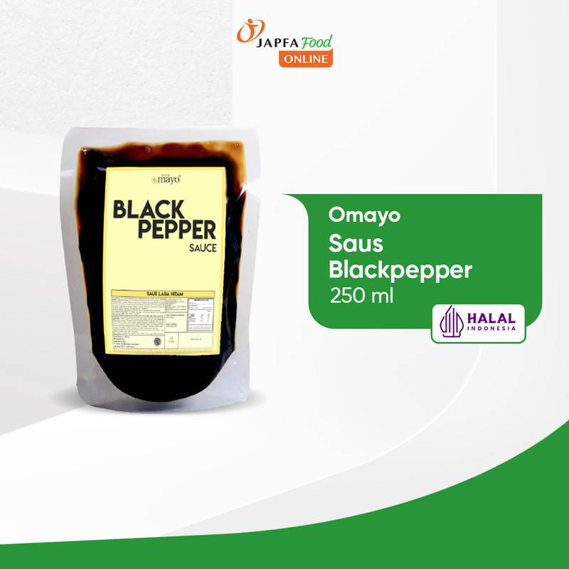 

Omayo Blackpepper Sauce / Saus Lada Hitam 250 gr