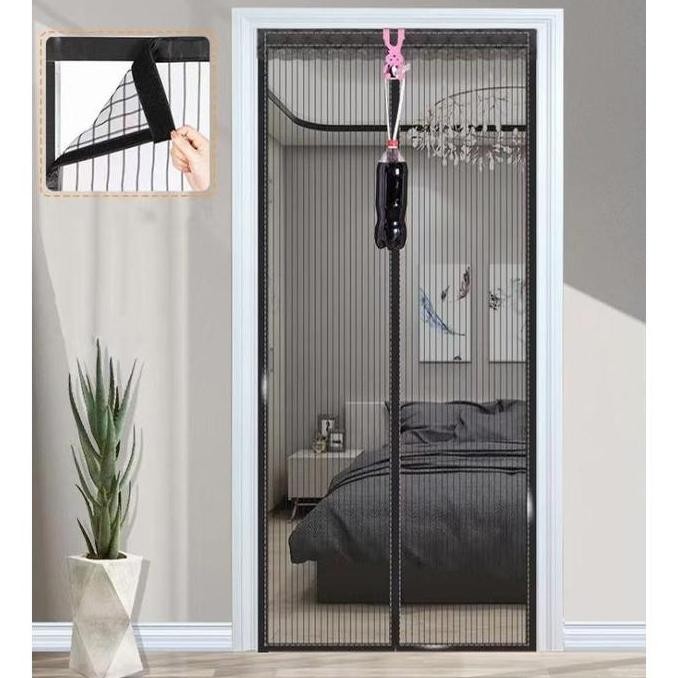 Tirai Pintu Model Magnet Anti Nyamuk Ukuran Besar