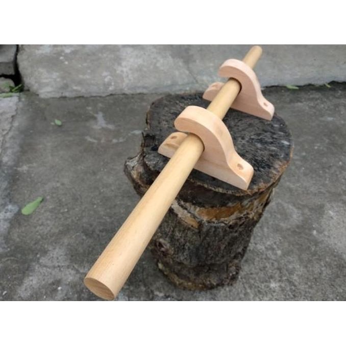 Paket Tongkat Gorden Gordyn Hordeng Gordeng Braket Kayu Bracket Wood