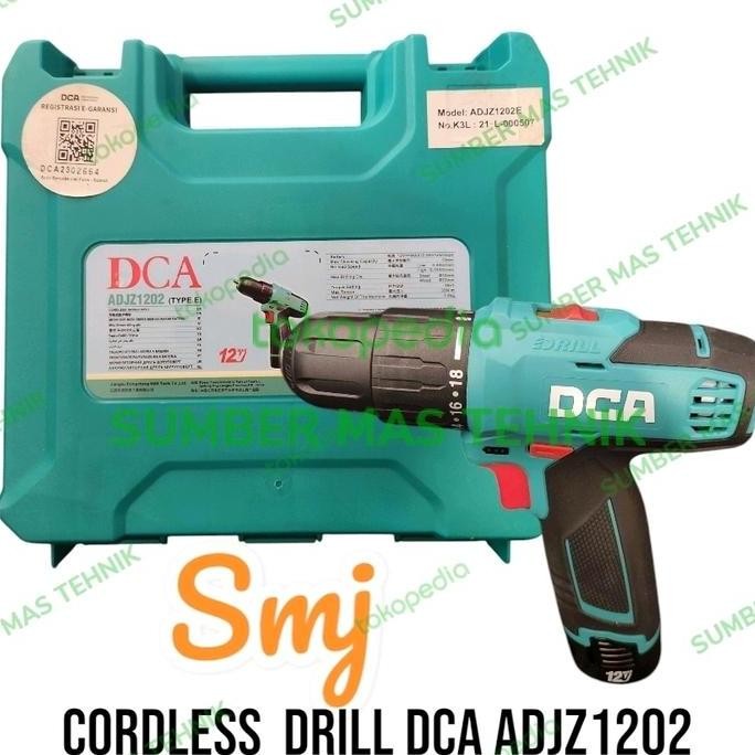 Diskon (1) bor batere dca adjz1202 bor batere 10mm dca12volt mesin bor batere dca sumbermte Kualitas