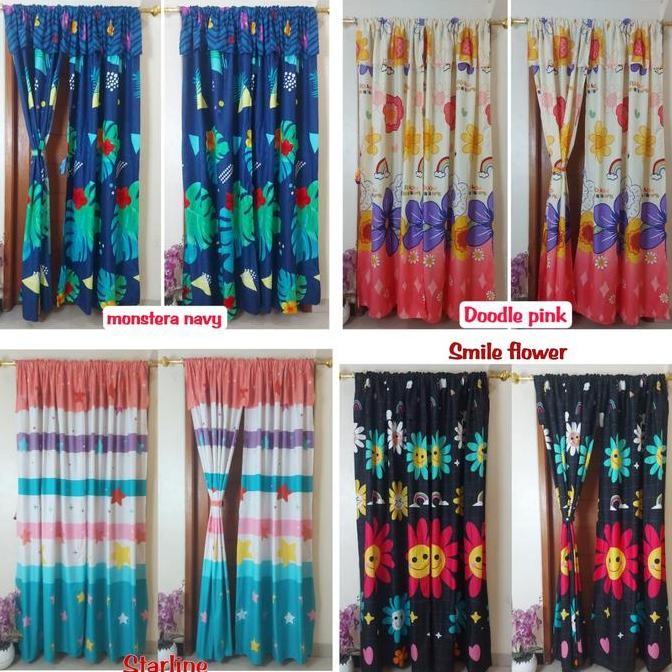 GORDEN SERUT PINTU / GORDEN SERUT JENDELA UKURAN 100 X 200 CM