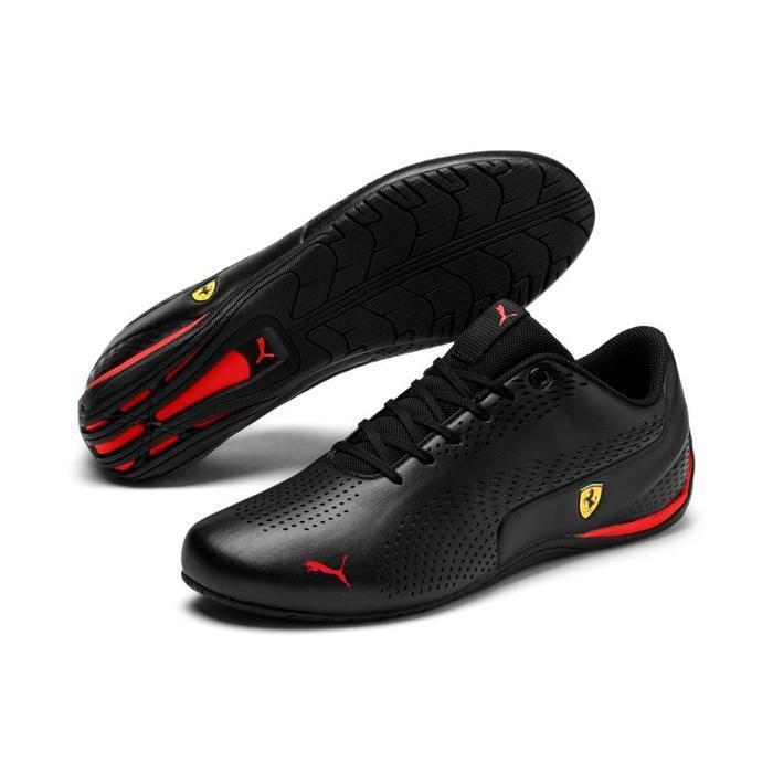 Ews Sepatu Puma Scuderia Ferrari Drift Cat 5 - Black Red