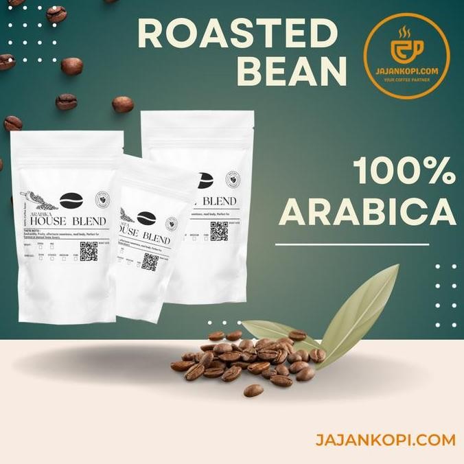 

original 100% arabica roasted beans - biji kopi arabika sangrai premium
