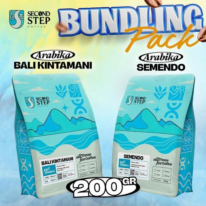 

original paket kopi arabika bali kintamani + semendo - biji bubuk bundling spesial