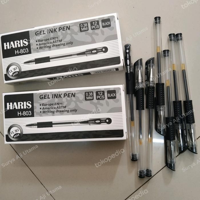 

Sp Pulpen Gel Haris H-803 0.38Mm Harga 1 Pack/12Pcs