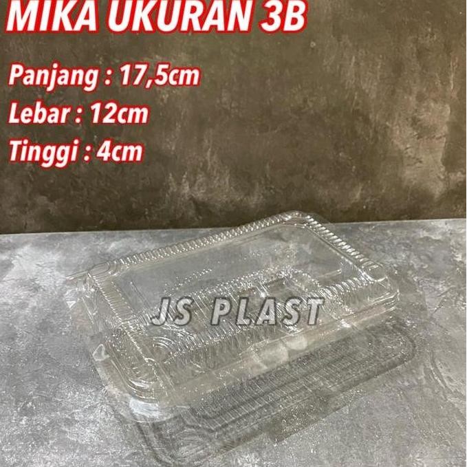 (Isi 100Pcs) Mika Kue Ukuran 3 - Mika Plastik 3X 3Xc 3Xx 3A 3B 3C - Mika Nasi Kuning