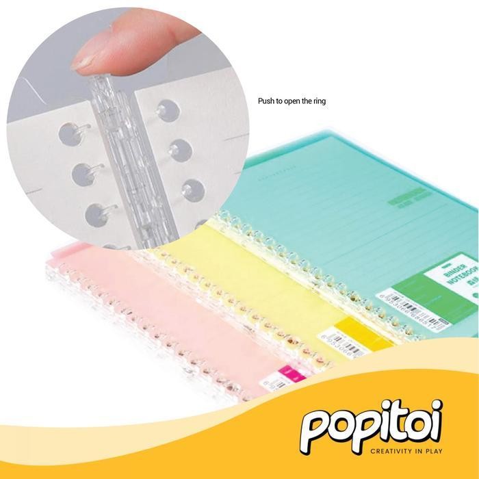 

Sp 360 Derajat Loose Leaf Ring Binder Notebook A5 B5 Lipat Degree