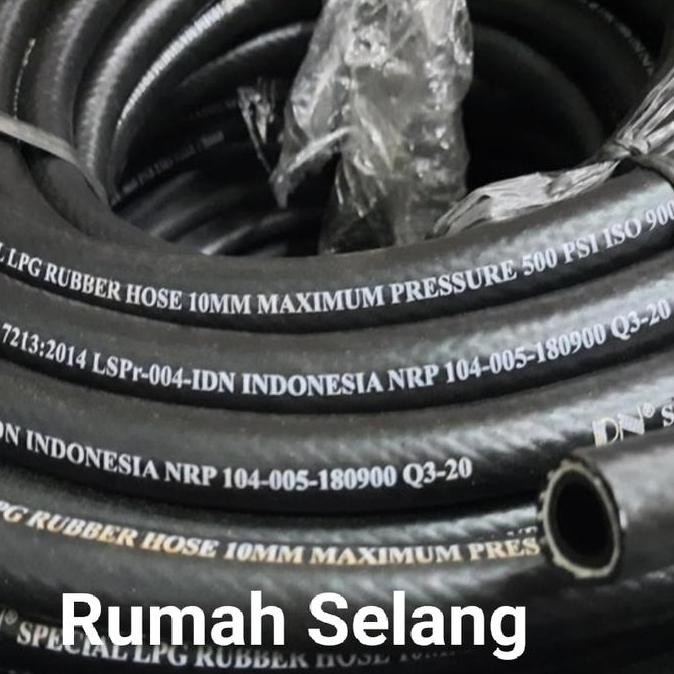 Selang Gas /Selang Lpg Dn 10 Mm 500 Psi Bagus Kualitas Premium 3 Lapis