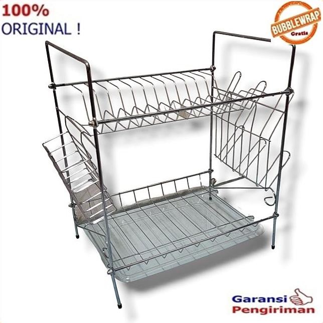 Rak Piring Rak Piring Susun Rak Piring Stainless Tebal 35 Cm Kualiatas Tebal Ha 1136