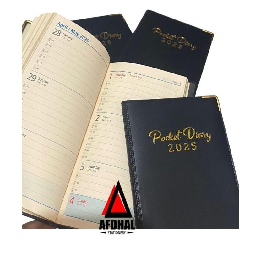 

Buku Agenda Pocket Diary 2025 - Poket Isi Kream