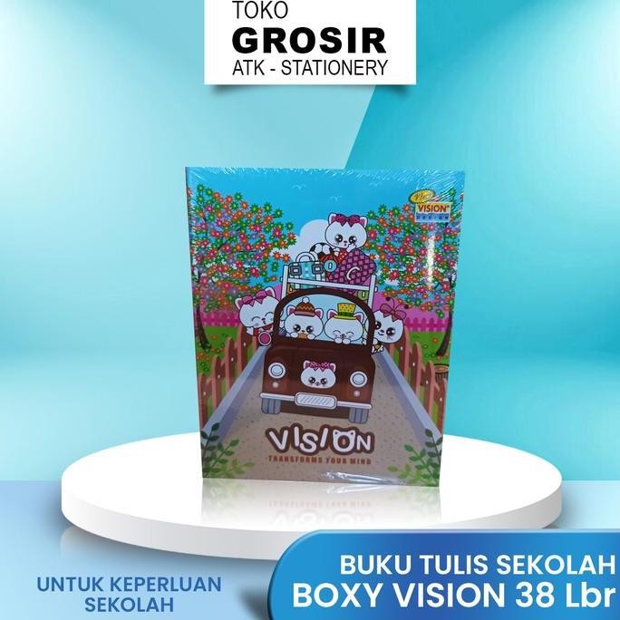 

Buku Tulis Vision 38 Lembar 1 Pack Isi 10 Buku