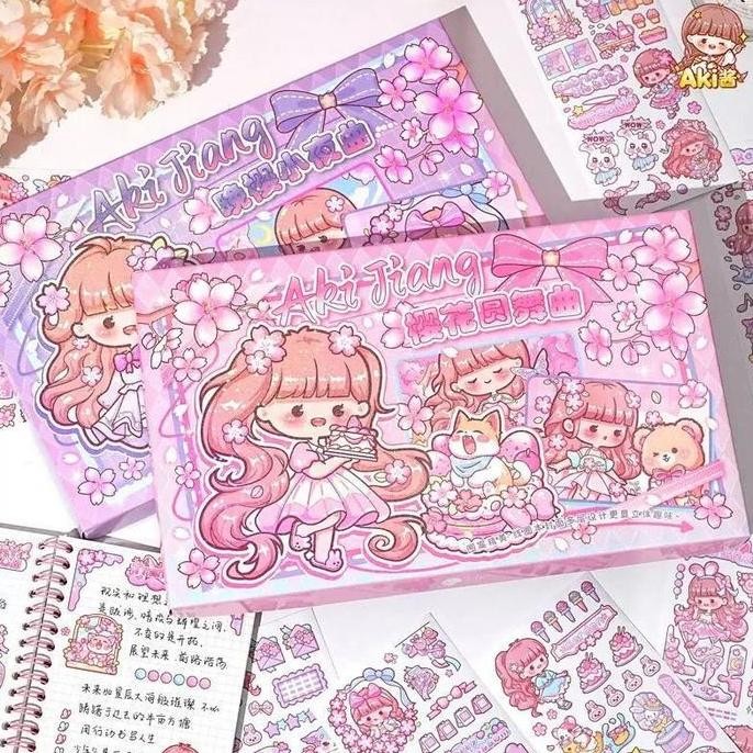 

Buku Journal Diary Set Kit Diary Book Notebook Buku Catatan Harian Lucu Korea Scrapbook Gift Set Hadiah Kado Anak Natal