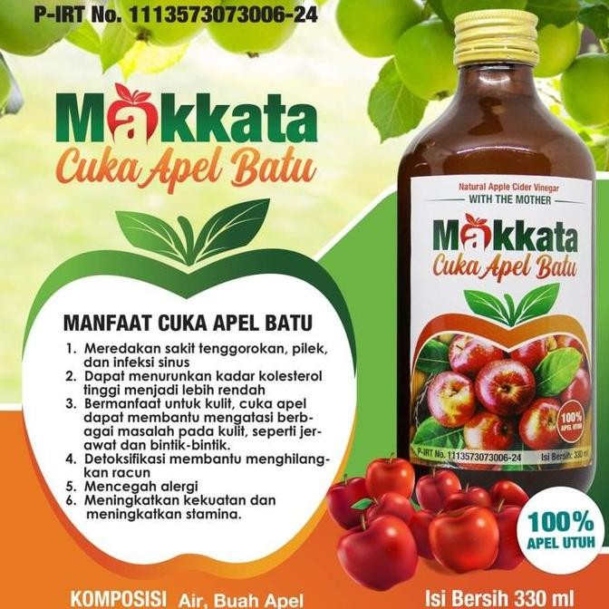

Makkata Cuka Apel Batu Malang Organic Apple Cider Vinegar Original