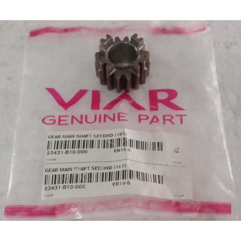 Gigi Kupling Kopling 2 16T Viar Karya Bit 100cc Tossa PICO / Gear Main Shaft Second 16T Viar Karya B