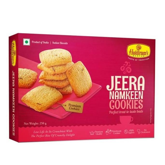 

yang dicari] HALDIRAMS' JEERA NAMKEEN COOKIES 250 GM