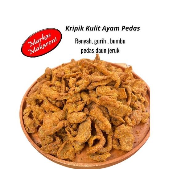 

Kripik Kulit Ayam Pedas Daun Jeruk Gr
