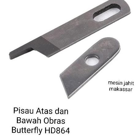 

#####] Original Termurah | 1 Set Pisau Mesin Obras Butterfly HD864