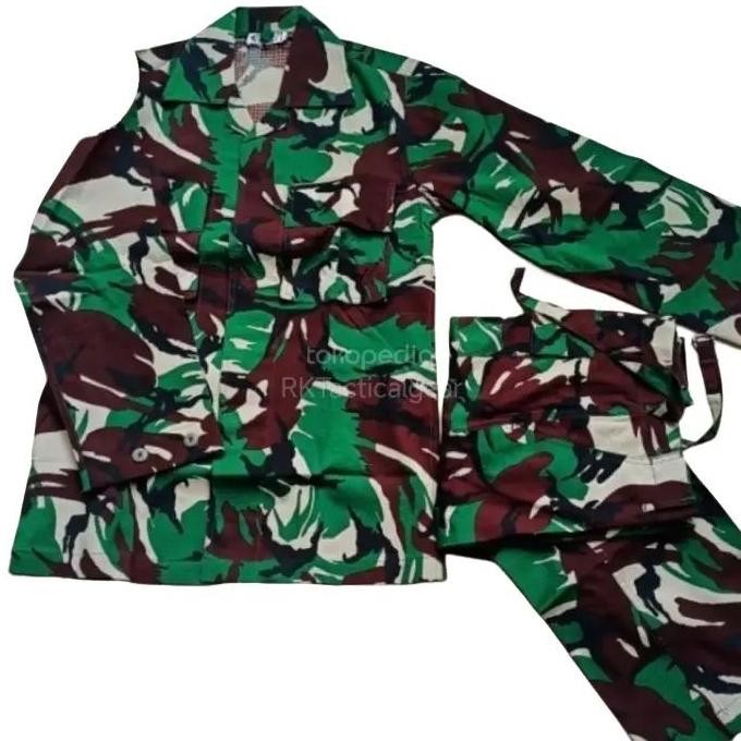 Baju PDL TNI Original Pembagian TNI AL  Pria Wanita lengan Panjang Seragam  PDL Baju + Celana