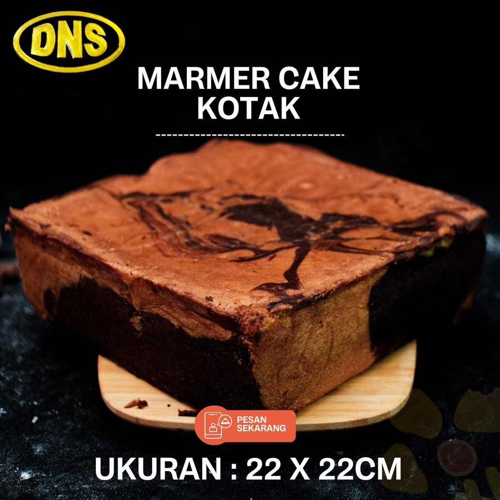 

Promoo!! Marmer Cake 22x22cm / Homemade Kue Marmer PREMIUM / Kue Lebaran Arisan & Natal