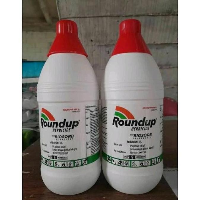 ROUNDUP BIOSORB 486SL 1 LITER / PEMBASMI RUMPUT / PEMBASMI ALANG ALANG / pembasmi gulma / roundup 1l