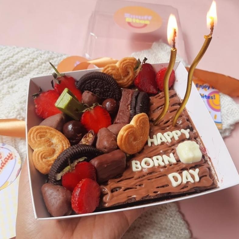 

Promoo!! ZMUFBITES Brownies Chocoberry FREE ADDITIONAL (baca deskripsi)TANPA PO |Custom Message| fudgy brownies