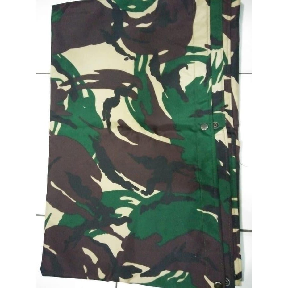 Rpm Ponco Loreng Jatah Tni/Jas Hujan Loreng Original Dan Terpercaya