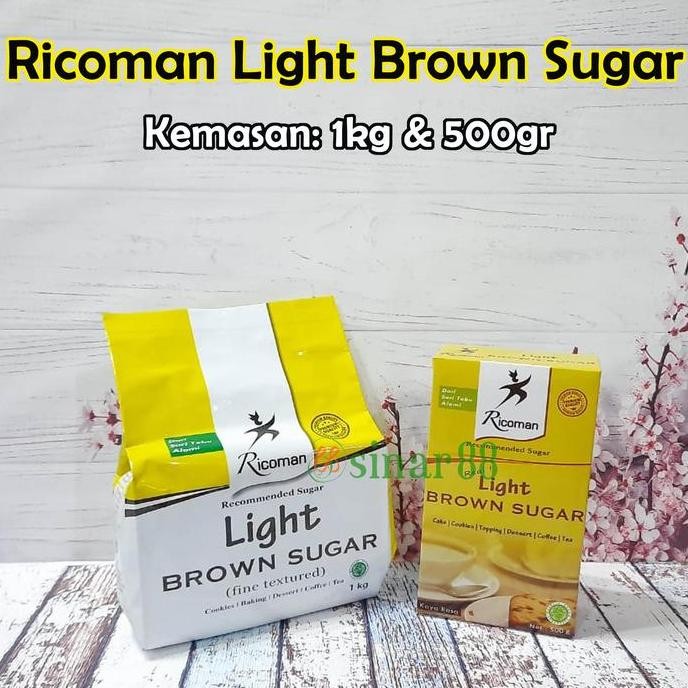 

*:*:*:*:*] Ricoman Light Brown Sugar 1kg