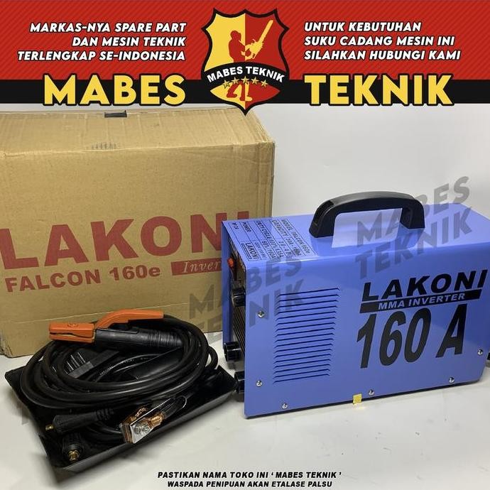 MESIN LAS LISTRIK LAKONI FALCON 160 E / 160E - TRAFO LAS 900 WATT 160A