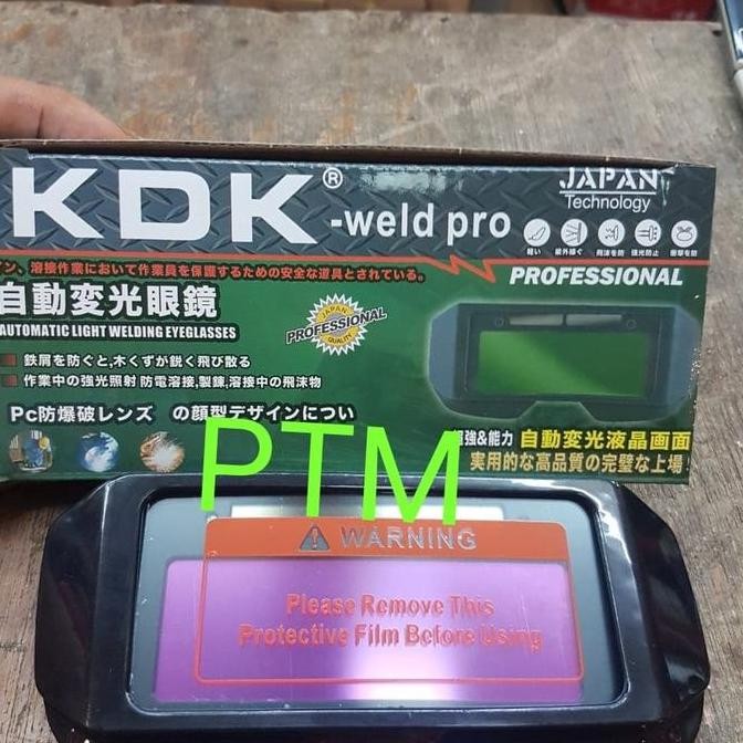 KACAMATA LAS OTOMATIS KDK / KACA MATA LAS AUTO DARK KDK WELD