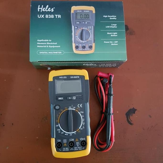 Multitester Heles Digital UX 838 TR/Avometer Digital Heles UX 838 TR