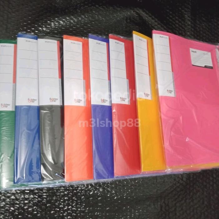 

SWG Clear holder/dokumen keeper isi 60 pocket folio (f4). Merk folder one