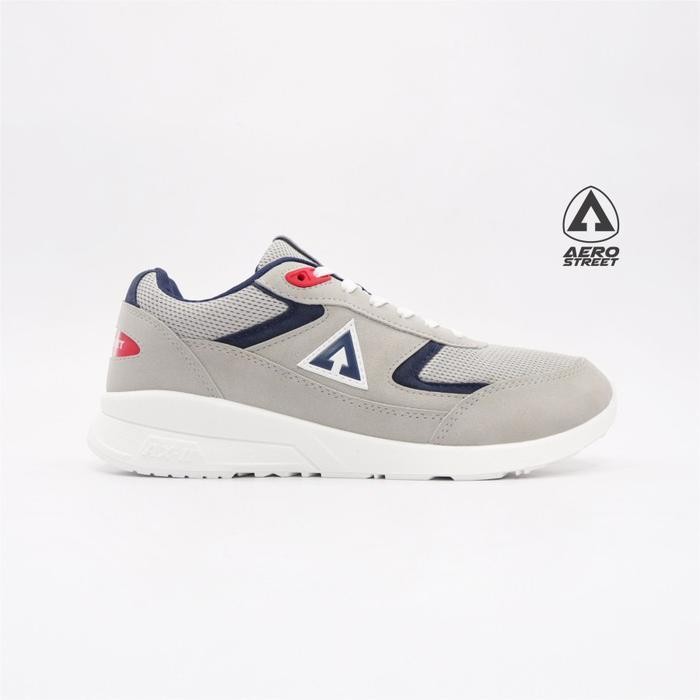 OW Aerostreet 37-44 Osaka Abu Navy / Abu Merah / Krem Biru Hitam / Krem Merah Navy - Sepatu Sneakers