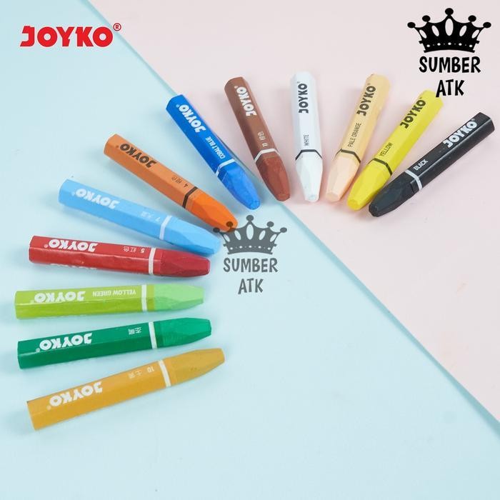 

SWG Crayon Krayon Minyak Oil Pastel Joyko 12 , 18 , 24 , 36 , 48 , 55 , 72 WARNA