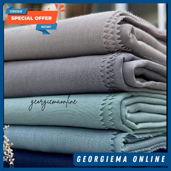 SEGIEMPAT VOAL SYARI JILBAB VOAL PARIS PREMIUM LC POLOS BY NATHANIA FASHIONS TERMURAH 