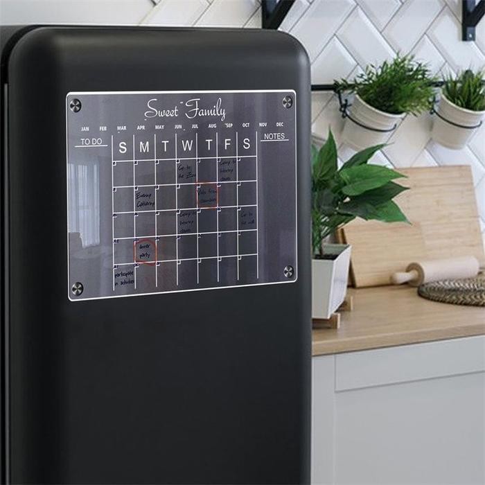 

SWG Monthly Weekly Planner Wall Planner Dinding Schedule Board Akrilik