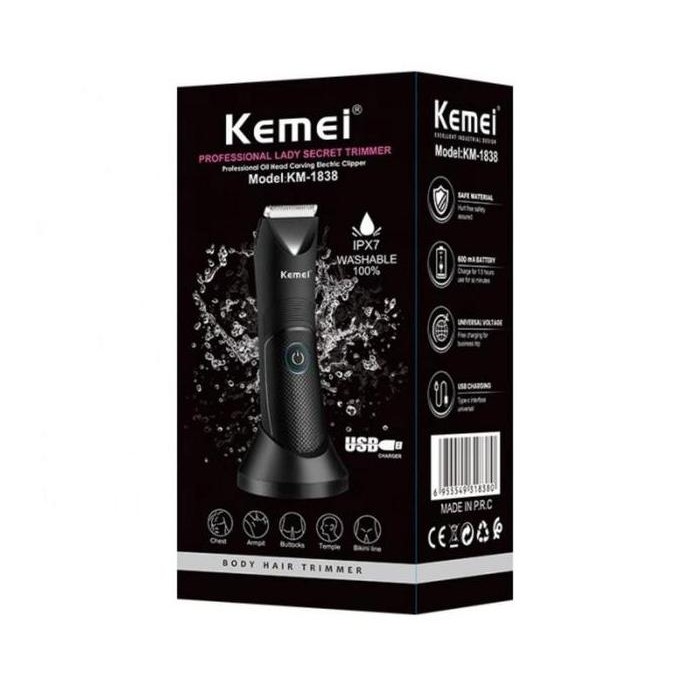 Lady Trimmer Kemei Km 1838 Alat Cukur Alat Barber Elektrik Pangkas