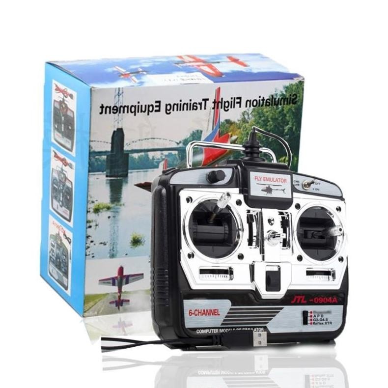 Terlaris Remot Simulator Untuk Pesawat Helikopter Drone Rc Flight Simulator Jtl-0904A Support Real H
