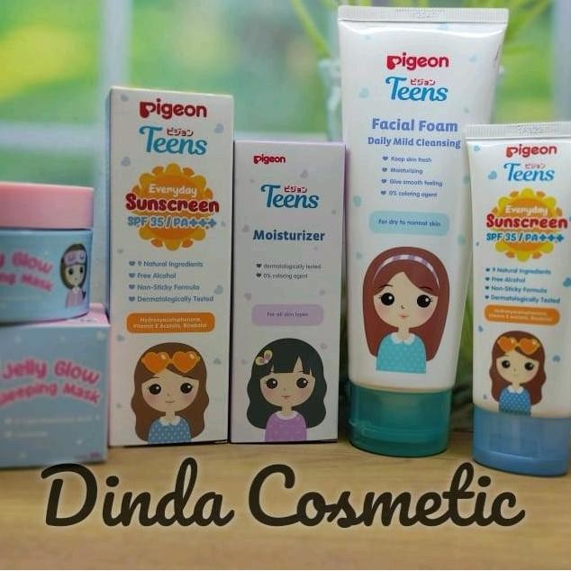 (Free Sheet Mask)Paket Skincare Pigeon/ Skincare Untuk Anak-Anak/Skincare Kulit Sensitif