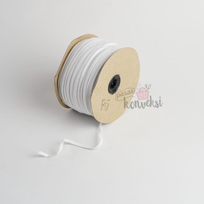 Karet Elastis Putih Kelinci 0.5 Cm