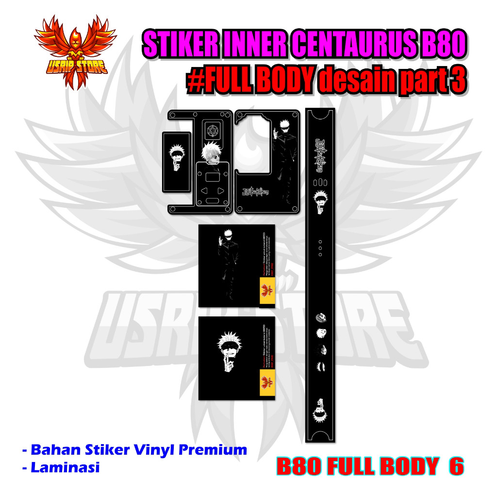 

Presisi Terlengkap 1 Centa B80 6 Stiker Full Premium Bisa Custom Dan COD Wrap Skin