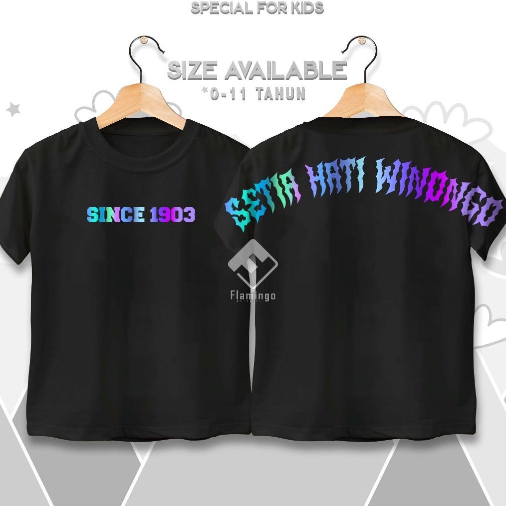 Promo Kaos Anak Pshw Setia Hati Winongo 1903 Reflektif Baju Perguruan Pencak Silat Sh Winong Kids La